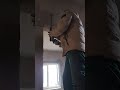 После резки железобетонной перемычки над дверью, удаление штукатурки, посадочное место под уголок
