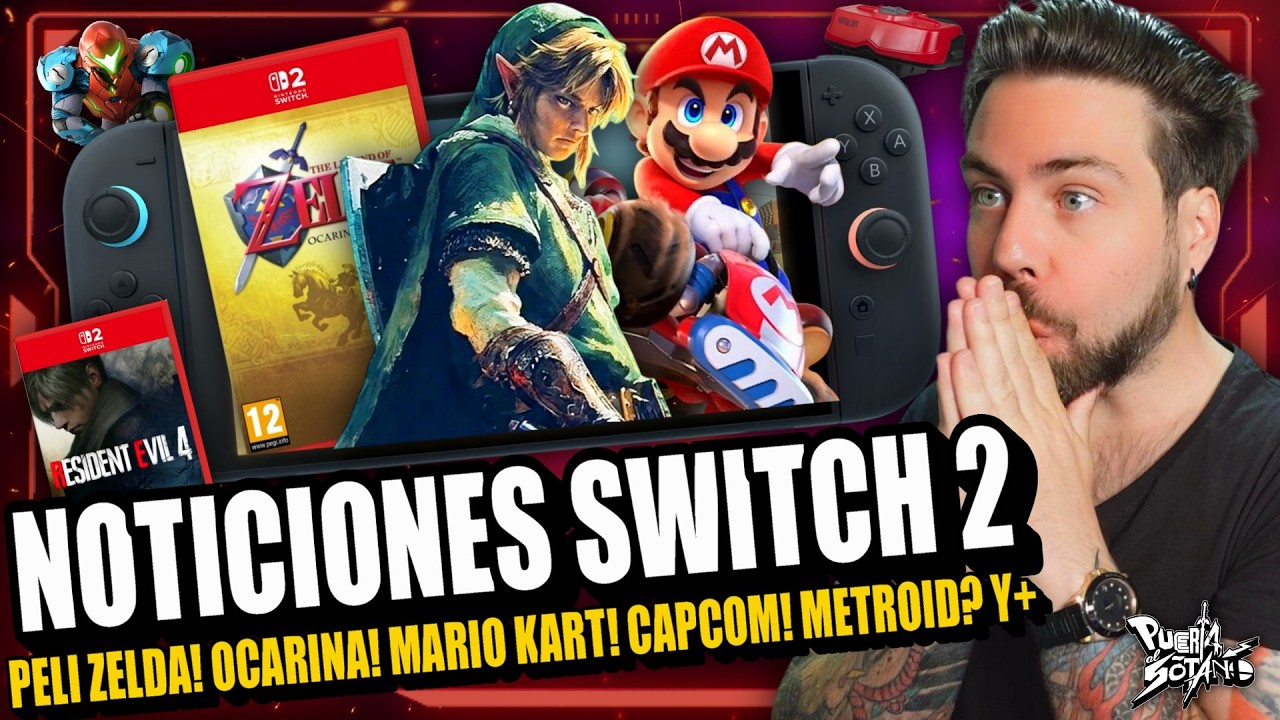 🔥NOTICIONES Nintendo Switch 2! Peli de ZELDA! Ocarina REMAKE ¿CONFIRMADO? Capcom! Mario Kart DLC y+! episode artwork