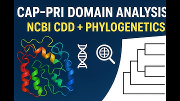CAP–PRI Domain Analysis Using NCBI CDD + Phylogenetics | Complete Theory & Practical Tutorial