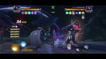 Marvel COC AW - 7* r4 The Serpent VS 7* r3 Solvarch node #37