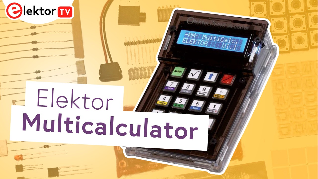 Комплект Elektor MultiCalculator: калькулятор на базе Arduino с 22 функциями