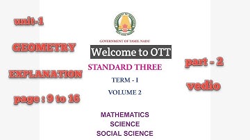 3rd std samacheer maths,English medium,term-1,unit-1,geometry, part -2 vedio, page 9 to 16
