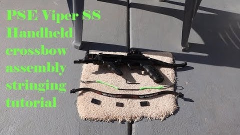 PSE Viper SS Handheld Crossbow Assembly Stringing Tutorial | No Commentary