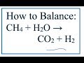 Balancing Chemical Reactions