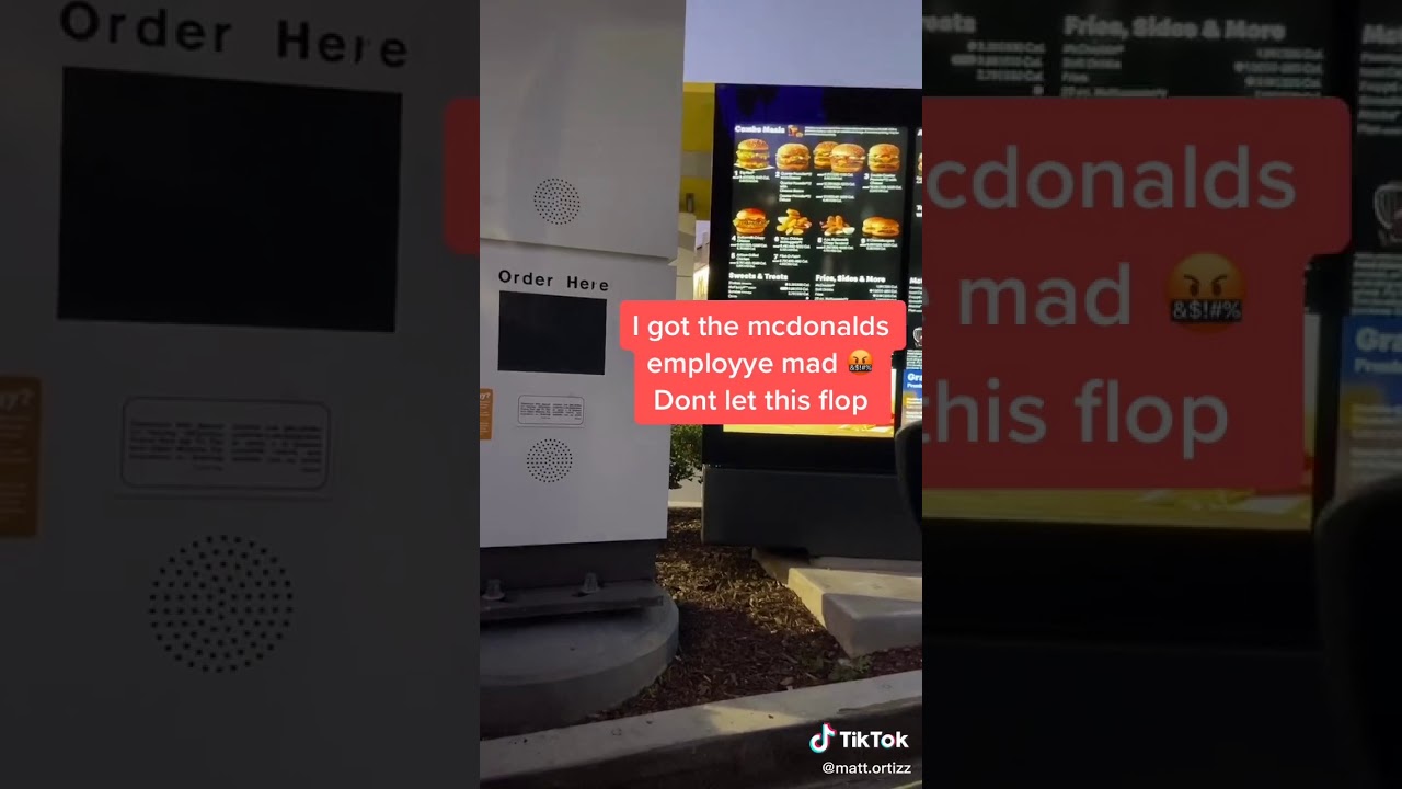 Guy pisses off a McDonald’s employee at the drive thru Tik Tok Meme ...