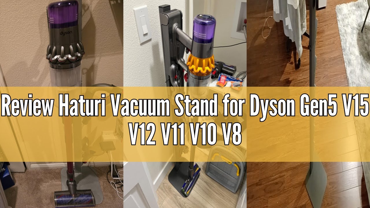 Review Haturi Vacuum Stand for Dyson Gen5 V15 V12 V11 V10 V8 V7 V6, Hidden Power Cord Design Standin