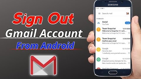 how to sign out from gmail on android phone 2021| Logout in gmail from android