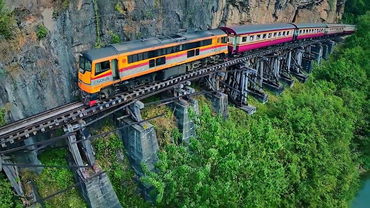 🇹🇭 Death Railway | Kanchanaburi | DJI Phantom 3