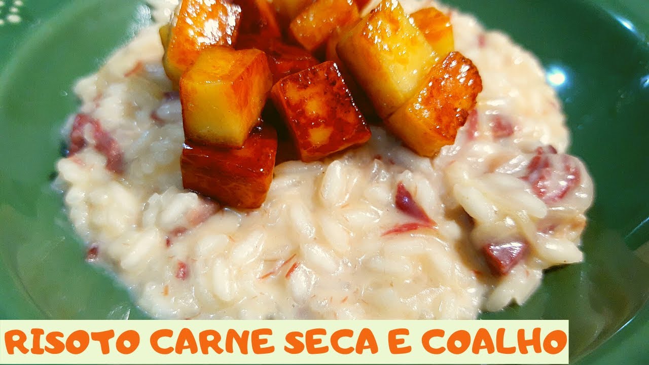 RISOTO DE CARNE SECA COM QUEIJO COALHO | NO MELADO DE CANA