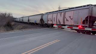 Union Pacific 7492, 5375, 5683, and 6359 at Coffeyville Sub
