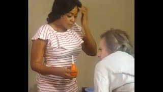 Enema: Watch How Eve Esin try to give Enema (Wasting & Setting) to a White man