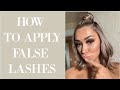 HELP! I DONT KNOW HOW TO APPLY LASHES | HOW TO APPLY FOR BEGINNERS   | HANNAH MARIE