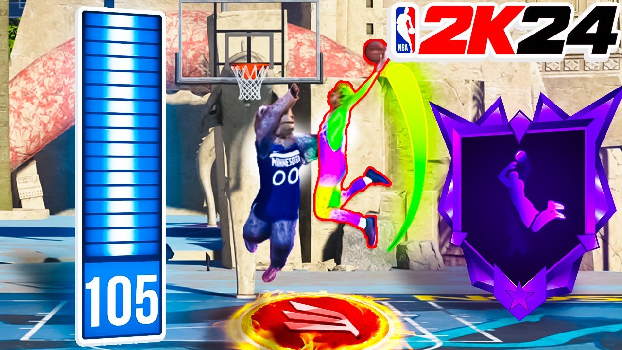 The Power of 105 Driving Dunk Rating NBA 2K24 | I Wasted Money on this ...