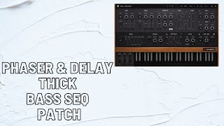 | Invader 2 by E-Phonic | phaser & delay Thick Bass SEQ patch