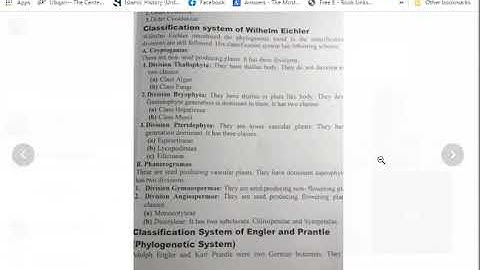 CLASSIFICATION SYSTEM OF WILHELM EICHLER / BY PROF. DR. M. AFZAL