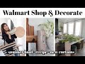 NEW Walmart Shop &amp; Decorate With Me / Summer Haul + New Curtains &amp; More