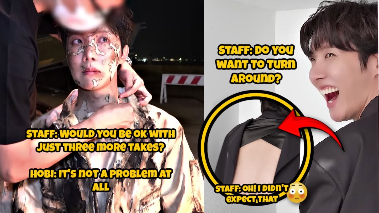 jhope With Staff What It's Like To Work For Hobi YouTube