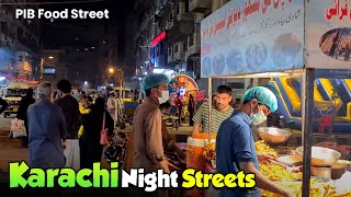 Night Vibes in Karachi: PIB Colony Food Street Exploration 🌃🚶‍♀️🍢