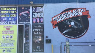 INTERGALACTIC FIREWORKS STORE WALK THROUGH