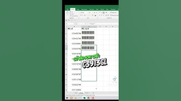 Cách tạo mã vạch trong Excel