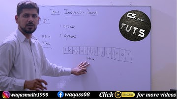 Instruction format |Chapter 5 |ICS first year Types of instruction format|Computer organization|