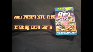 2021 Panini Nfl Five Trading Card Game