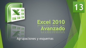 Excel Avanzado 2010  Bases de datos 13  Agrupaciones y esquemas