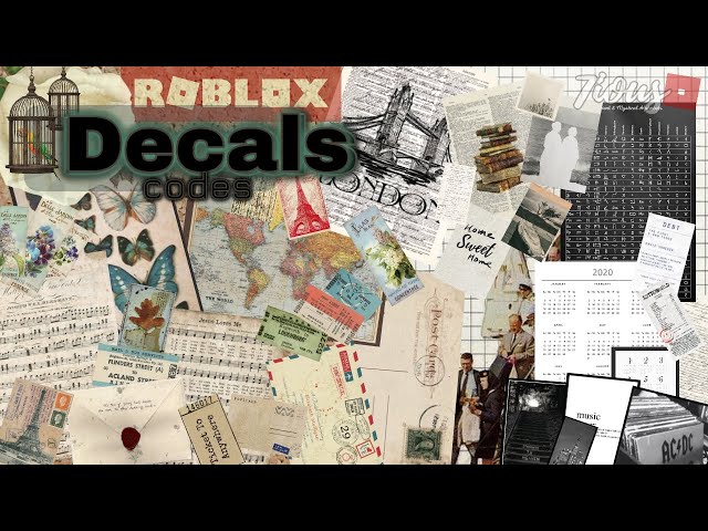 Roblox Louis Vuitton decal codes, clubroblox and bloxburg‼️
