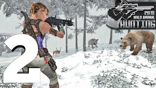 Wild Sniper Hunter Survival Free Hunting Games Android Gameplay #2 (Blockot Studios) screenshot 2