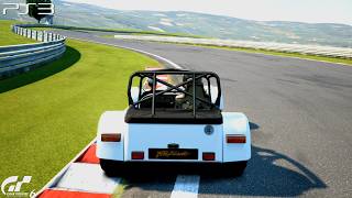 Gran Turismo 6 | Caterham 7 Fireblade 02 Tuned - Eifel Track (Course Maker) [4K PS3]