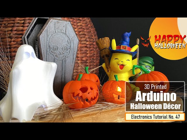 3D Printed Arduino Halloween Decoration - YouTube