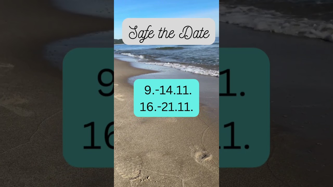 Safe the Date- Fasten und Wellness an der Ostsee