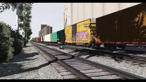 TRS2019: NS ES40DC #7710 Leads 318 w/ The CofG Trailing