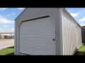 NEW 12X26 DERKSEN Z-METAL GARAGE AT BIG W's PORTABLE BUILDINGS NEW 12X26 DERKSEN Z-METAL GARAGE AT BIG W's PORTABLE BUILDINGS