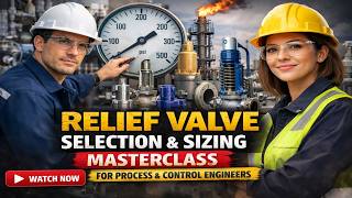 Relief Valve Selection and Sizing Masterclass for Process and Control Engineers