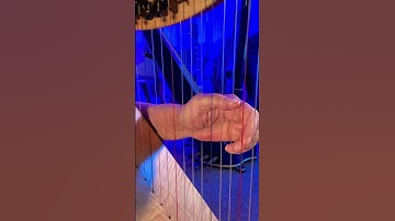 What do the colors mean on harp strings?