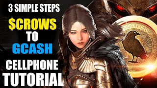 CROW TO GCASH USING PHONE / 3 SIMPLE STEPS *MOST REQUESTED TUTORIAL / NIGHT CROWS TUTORIAL