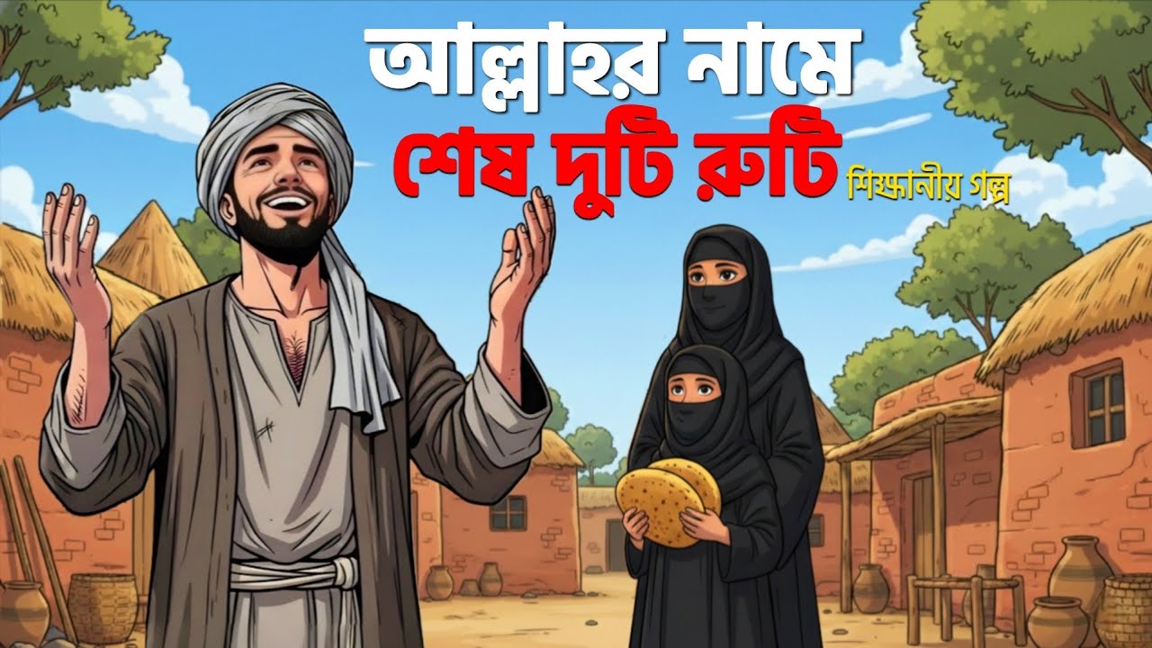আল্লাহর নামে শেষ দুটি রুটি,যা পুরো ভাগ্য বদল করে দিল । বাংলা শিক্ষানীয় গল্প। #islamicgolpo
