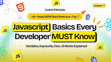 JavaScript Tutorial for Beginners 2025🚀 Variables, Keywords, Data Types & How JavaScript Really Work