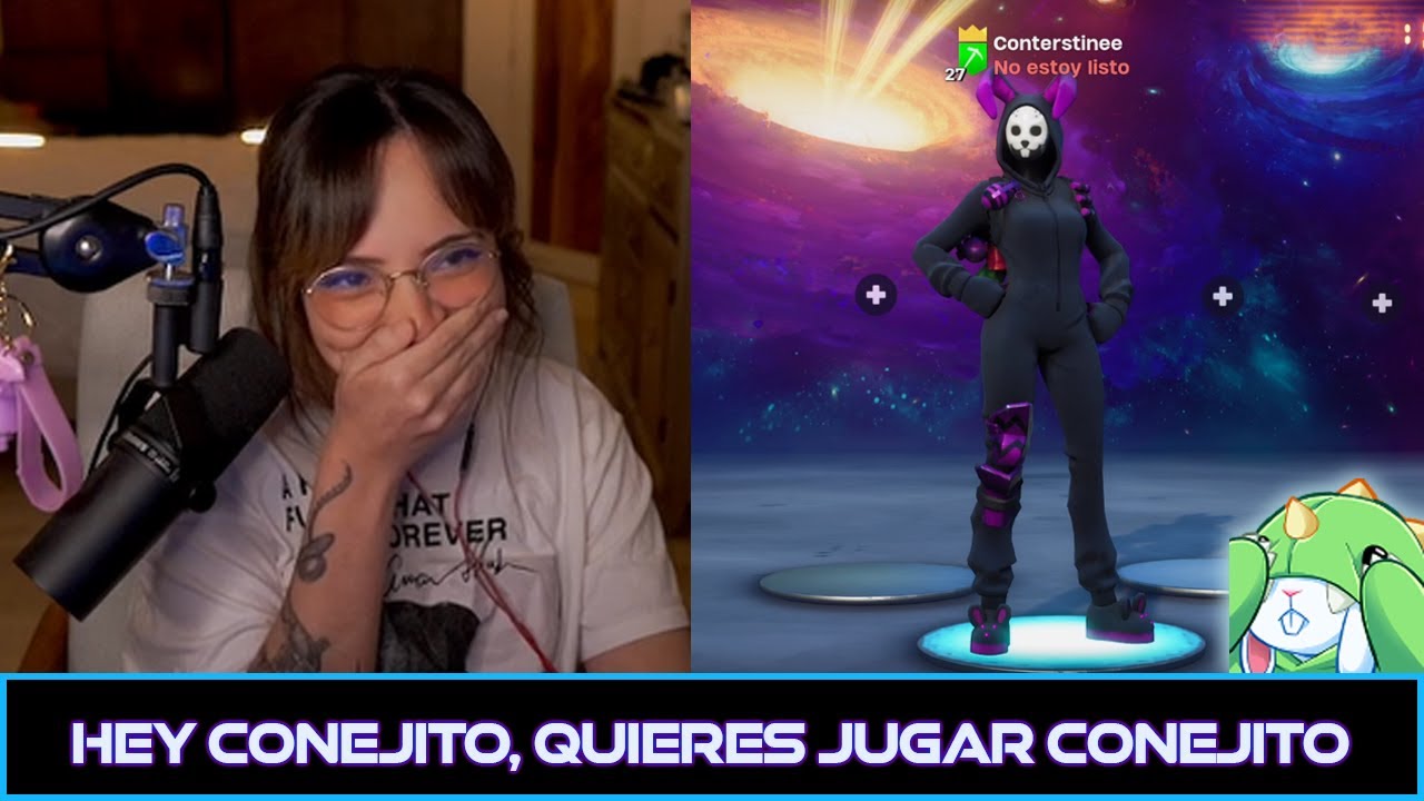 VICKY INTENTA MOLESTAR A CONTER LLAMANDOLO CONEJITO #vickypalami #twitch