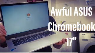 NEW ASUS 17inch Chromebook unboxing ASMR