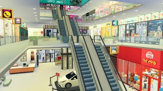 Biggest Shopping Mall | Stop Motion Build | THE SIMS 4