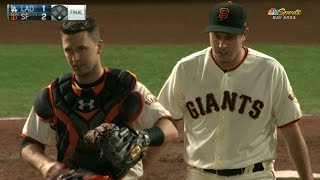 LAD@SF: Law retires Pederson to secure the win