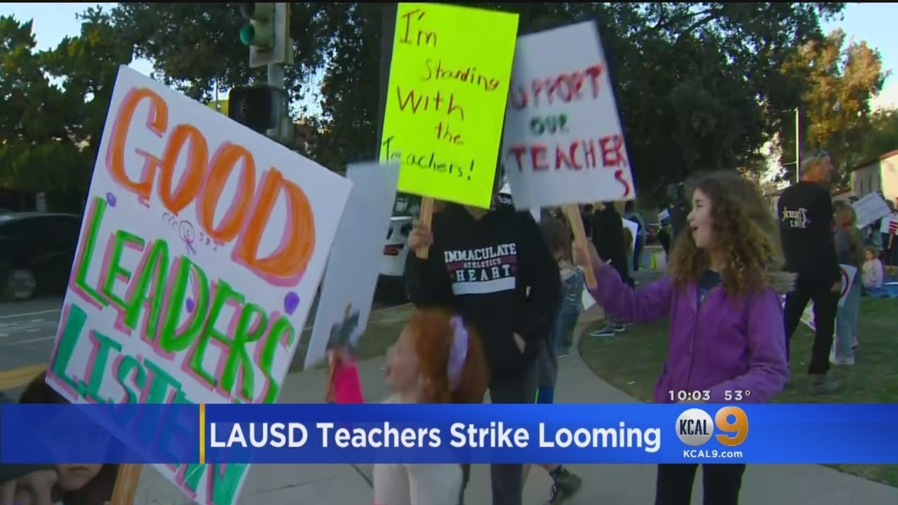 LAUSD Teachers' Strike Looms As Students Prepare To Return After Winter