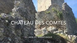 Château des COMTES de Comminges, VILLAGE de BRAMEVAQUE et Mauléon Barousse en Haute Garonne