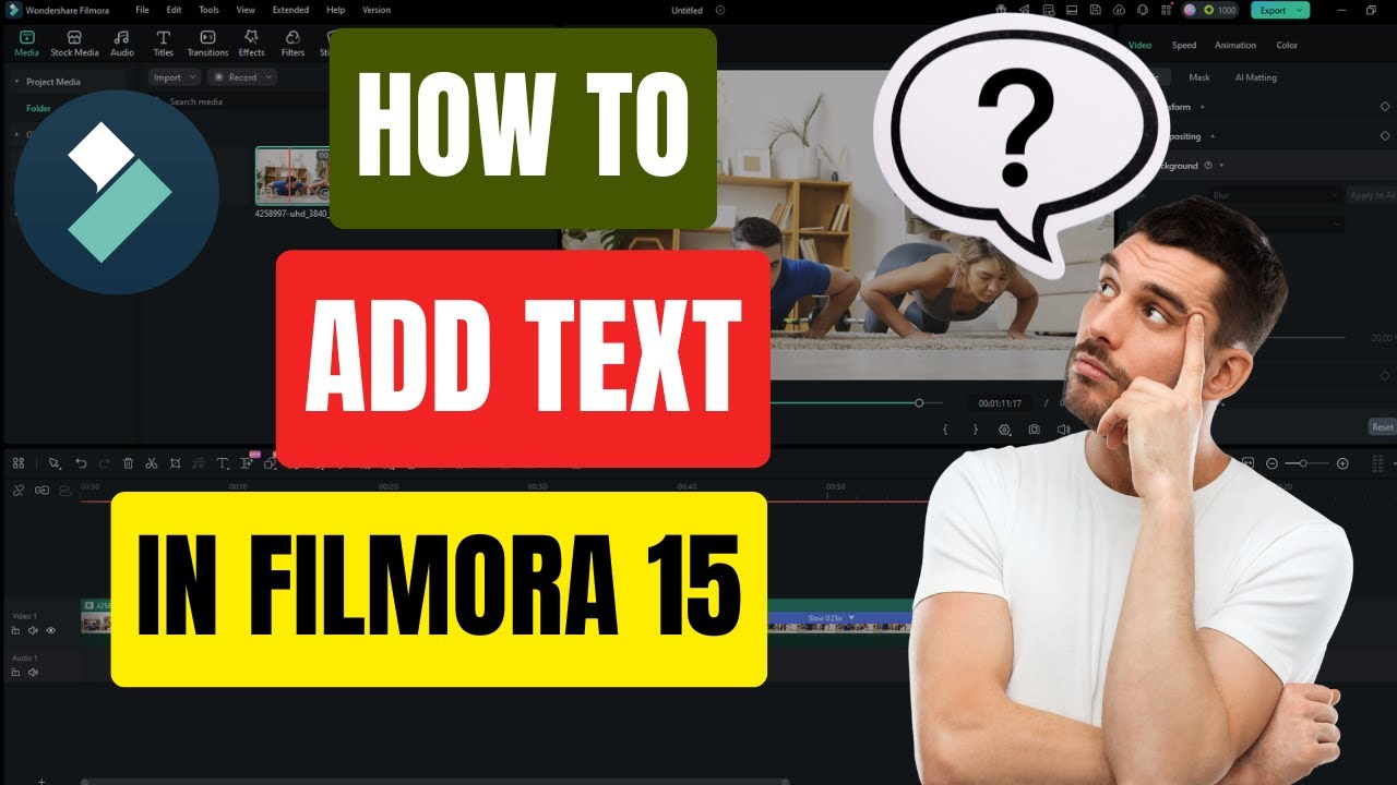Filmora 15 Tutorial | How To Add Text to Video Very Easy - Alan Nguyen ...