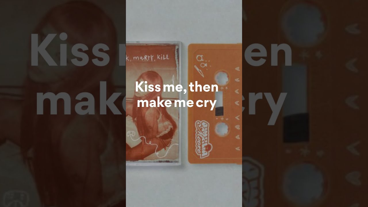 Amelia Moore, f**k, marry, kill (Lyrics - Chorus)