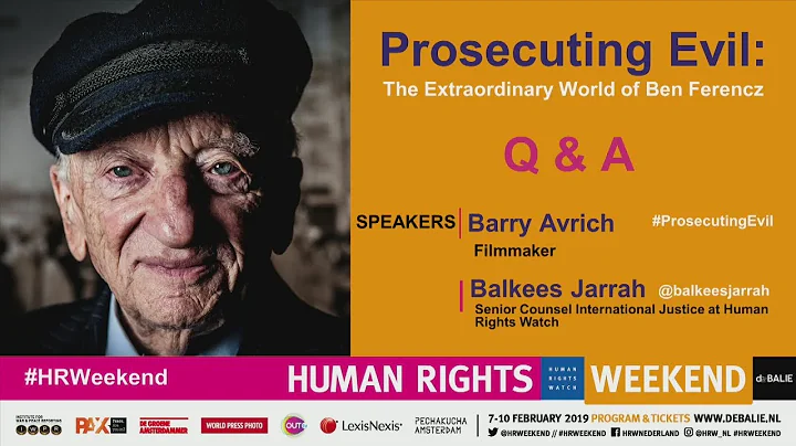 Q & A - Prosecuting Evil: The Extraordinary World ...