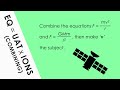 Velocity of a Satellite Equation - Maths for A Level Physics