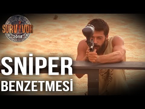 Damla'dan Hilmi Cem'e Sniper Benzetmesi | 108. Bölüm | Survivor 2018